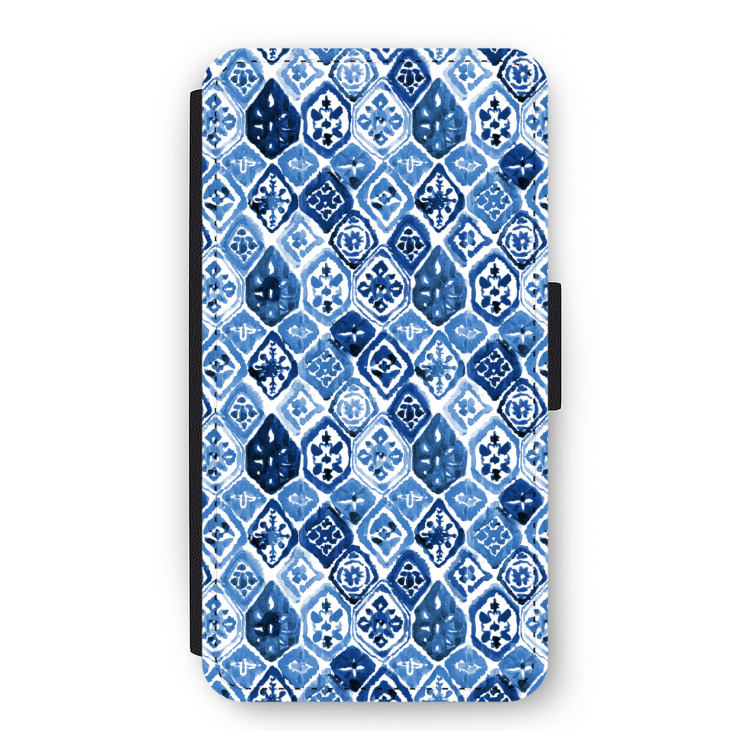Blauw motief: iPhone 11 Pro Flip Hoesje