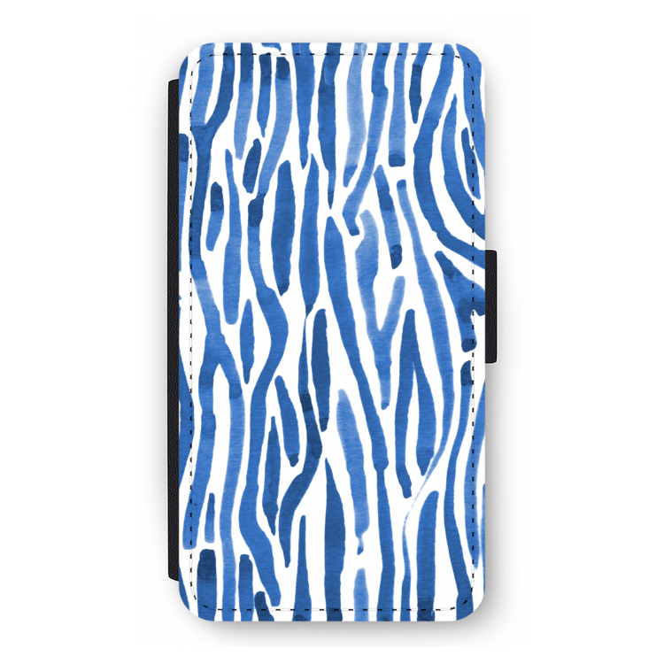 Blauwe nerven: iPhone 11 Pro Flip Hoesje