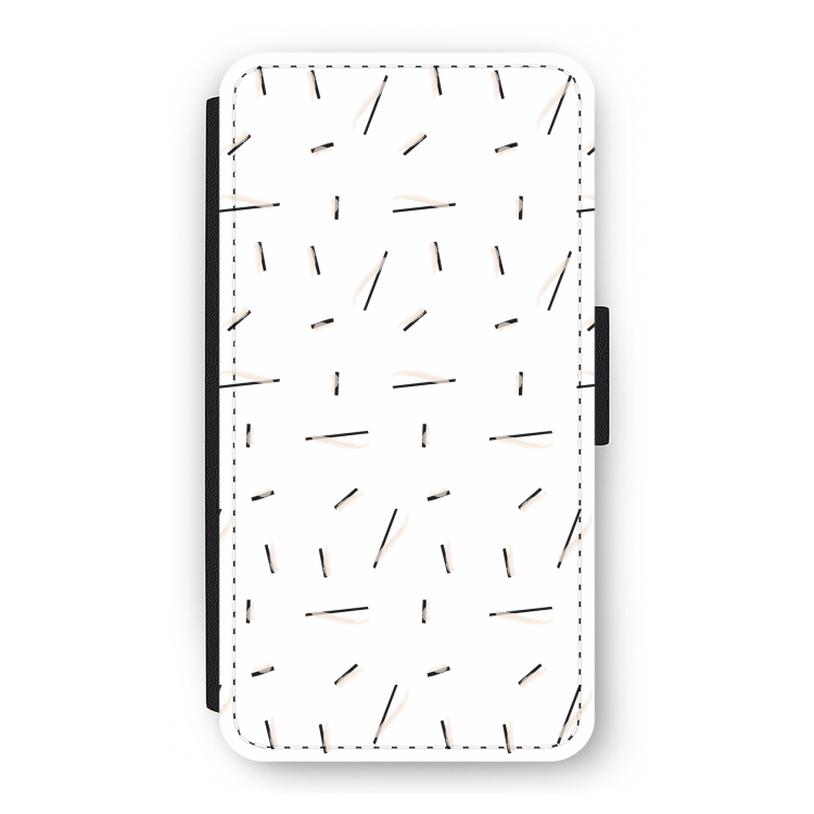 Hipster stripes: iPhone 11 Pro Flip Hoesje