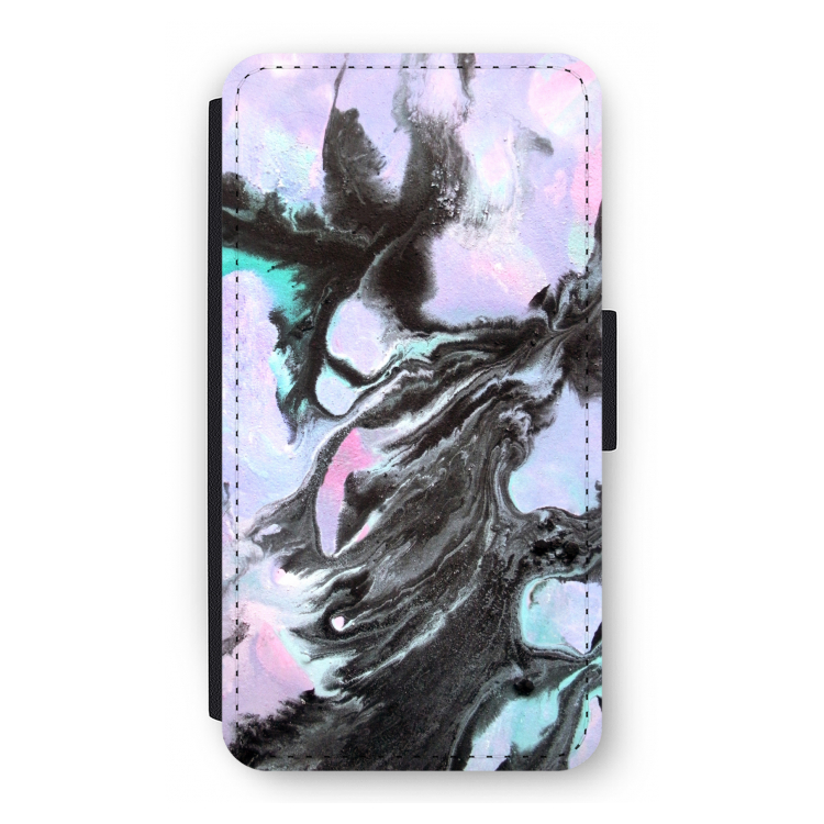 Pastel zwart: iPhone 11 Pro Flip Hoesje