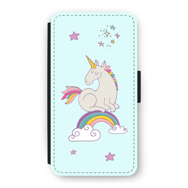 Regenboog eenhoorn: iPhone 11 Pro Flip Hoesje