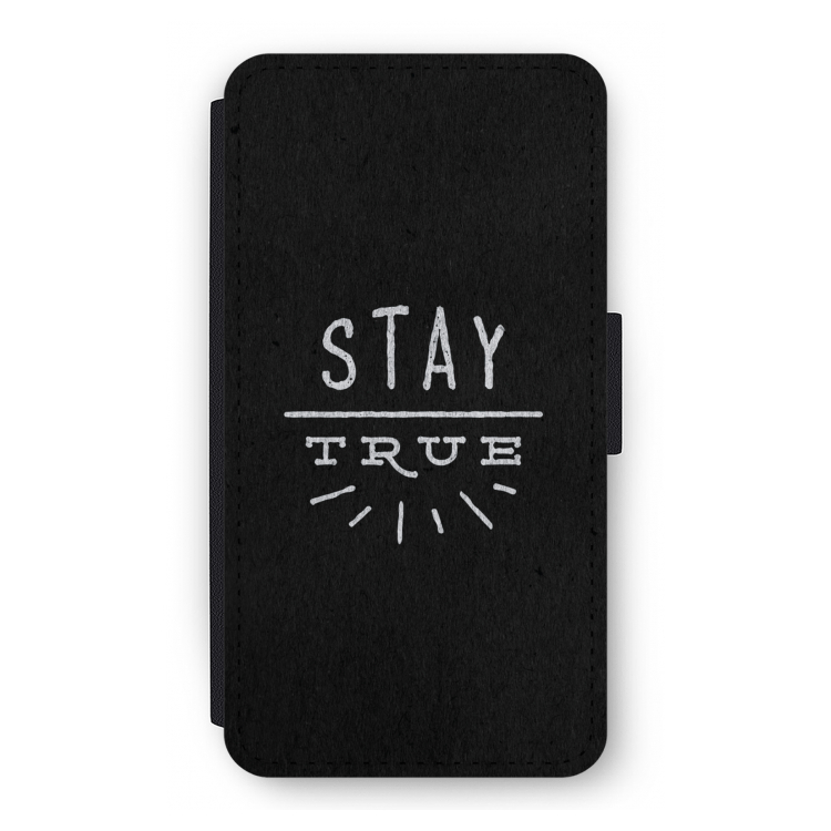 Stay true: iPhone 11 Pro Flip Hoesje