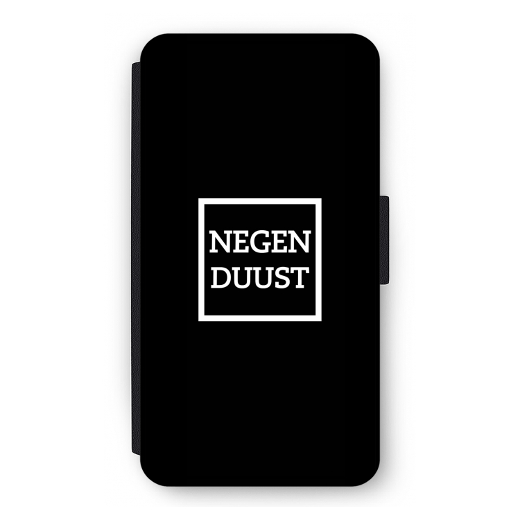 Negenduust black: iPhone 11 Pro Flip Hoesje