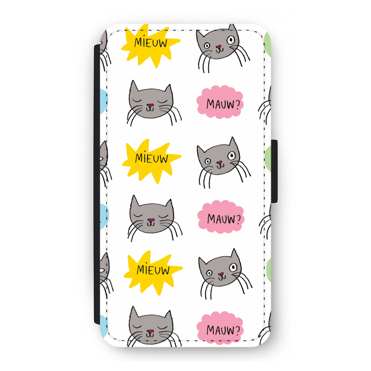 Meow: iPhone 11 Pro Flip Hoesje