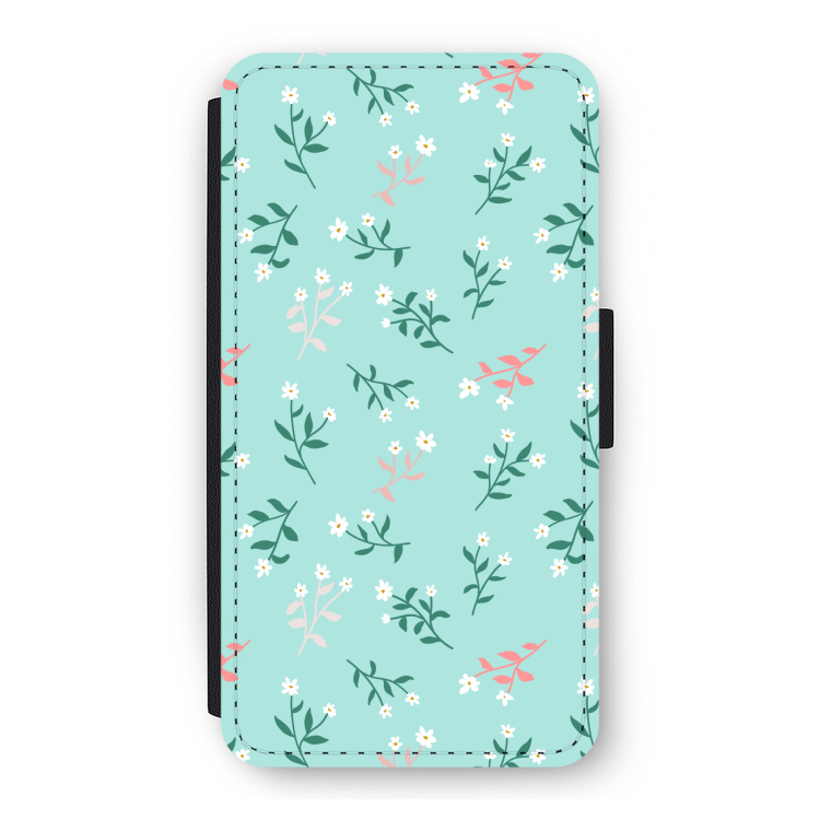 Small white flowers: iPhone 11 Pro Flip Hoesje