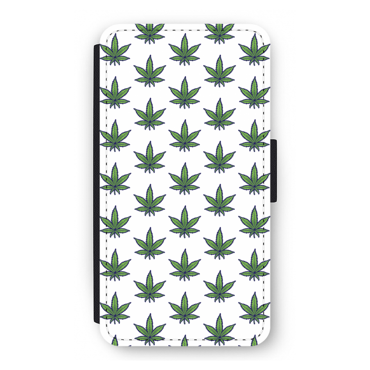 Weed: iPhone 11 Pro Flip Hoesje