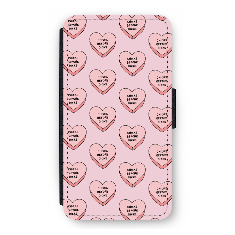 Chicks before dicks: iPhone 11 Pro Flip Hoesje