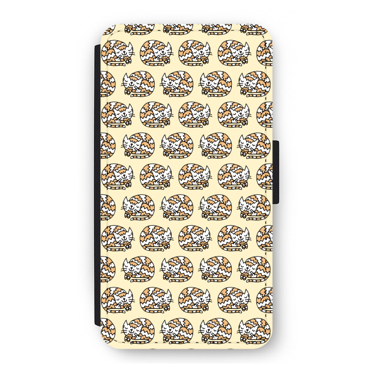 Slapende poes: iPhone 11 Pro Flip Hoesje