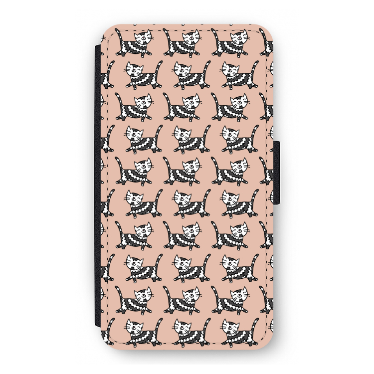 Zwarte poes: iPhone 11 Pro Flip Hoesje