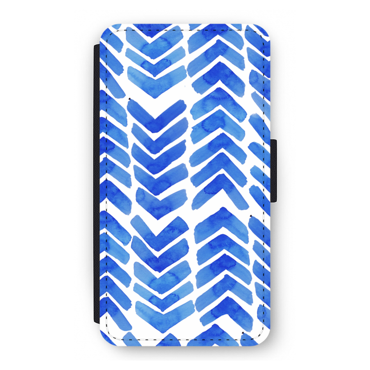 Blauwe pijlen: iPhone 11 Pro Flip Hoesje