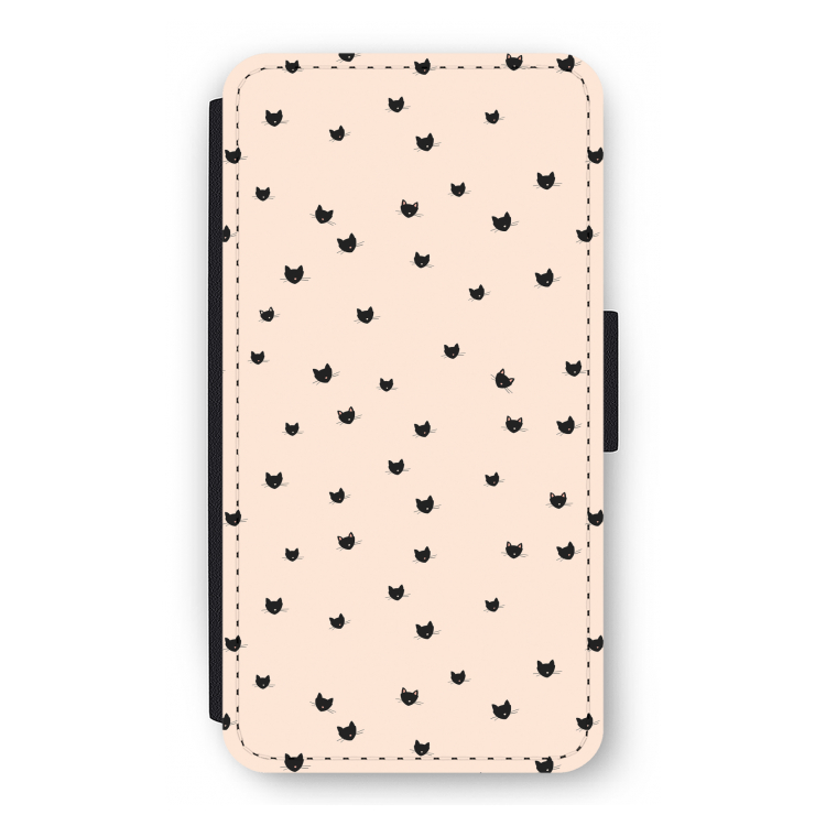 Kleine kattenkopjes: iPhone 11 Pro Flip Hoesje