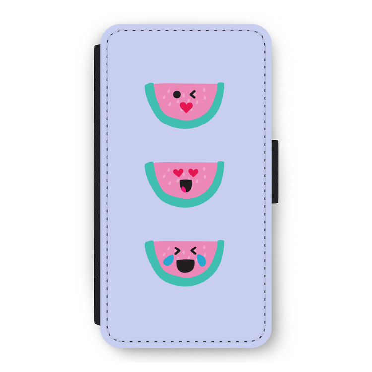 Smiley watermeloen: iPhone 11 Pro Flip Hoesje