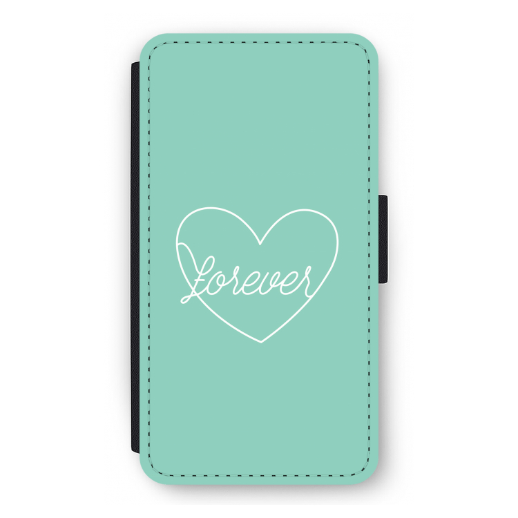 Forever heart pastel: iPhone 11 Pro Flip Hoesje
