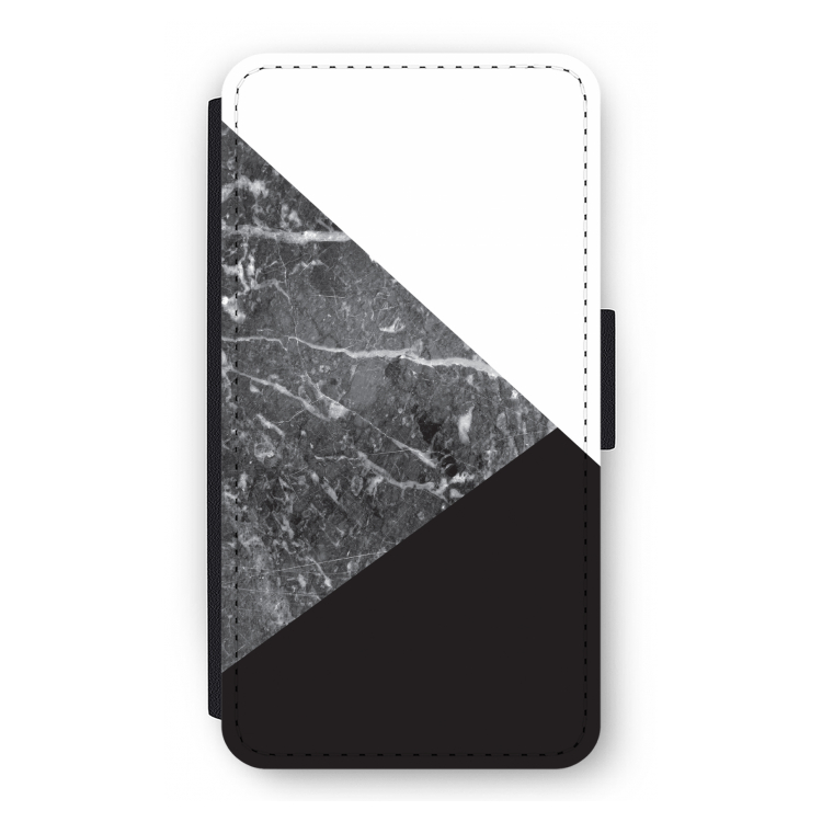 Combinatie marmer: iPhone 11 Pro Flip Hoesje