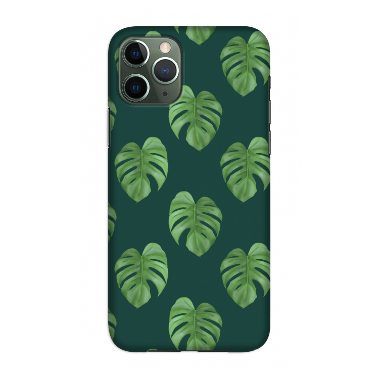 Monstera leaves: Volledig geprint iPhone 11 Pro Hoesje