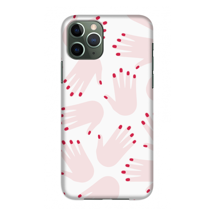 Hands pink: Volledig geprint iPhone 11 Pro Hoesje