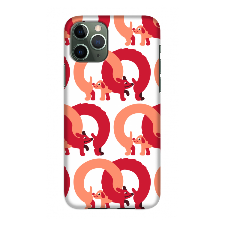 Dogs: Volledig geprint iPhone 11 Pro Hoesje