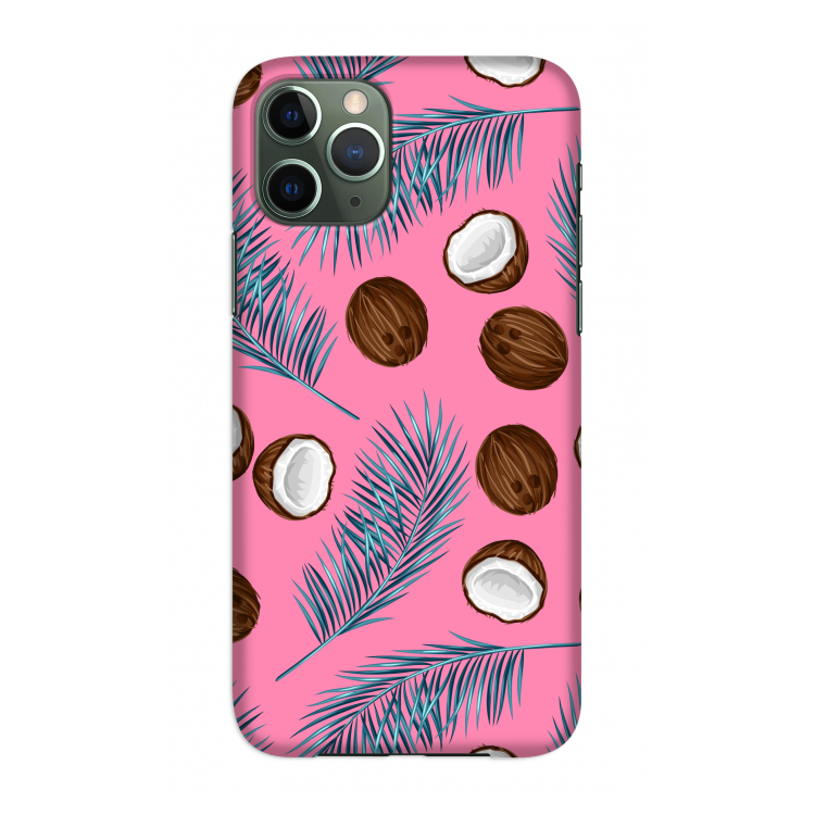 Kokosnoot roze: Volledig geprint iPhone 11 Pro Hoesje