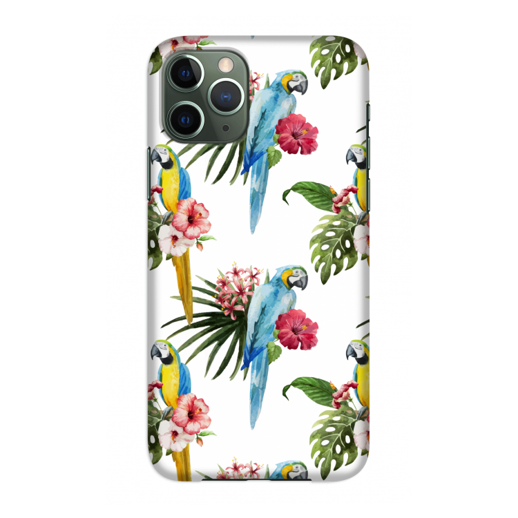 Kleurrijke papegaaien: Volledig geprint iPhone 11 Pro Hoesje