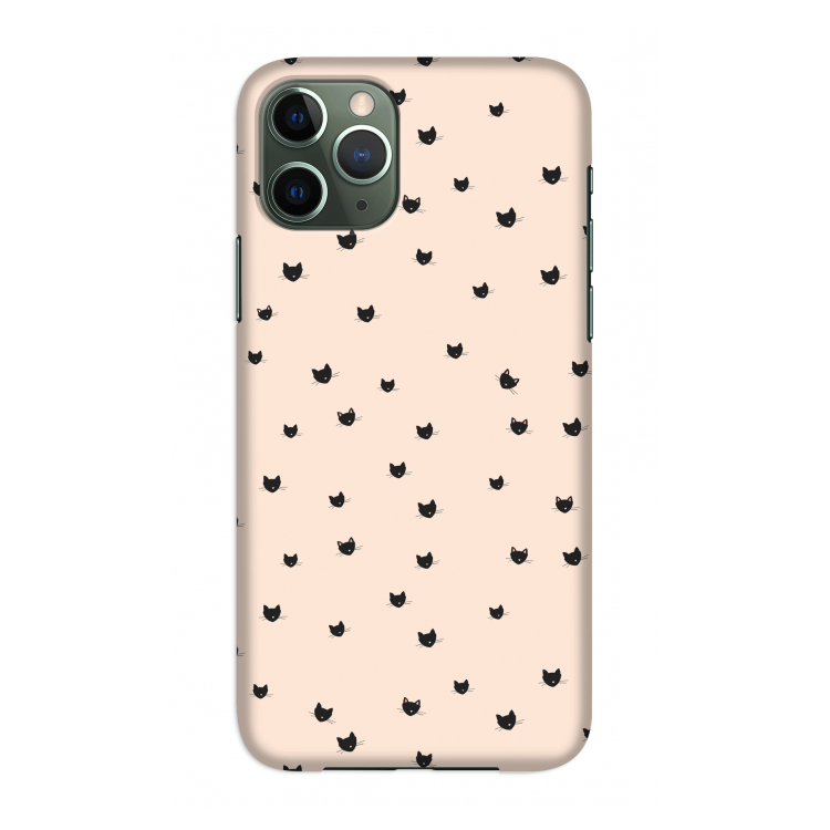 Kleine kattenkopjes: Volledig geprint iPhone 11 Pro Hoesje