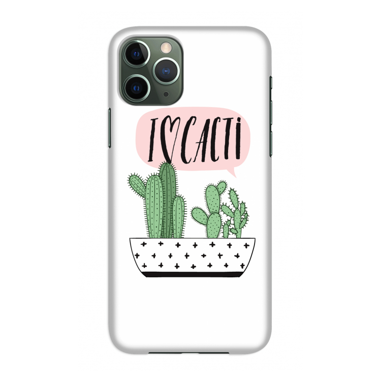 I love cacti: Volledig geprint iPhone 11 Pro Hoesje