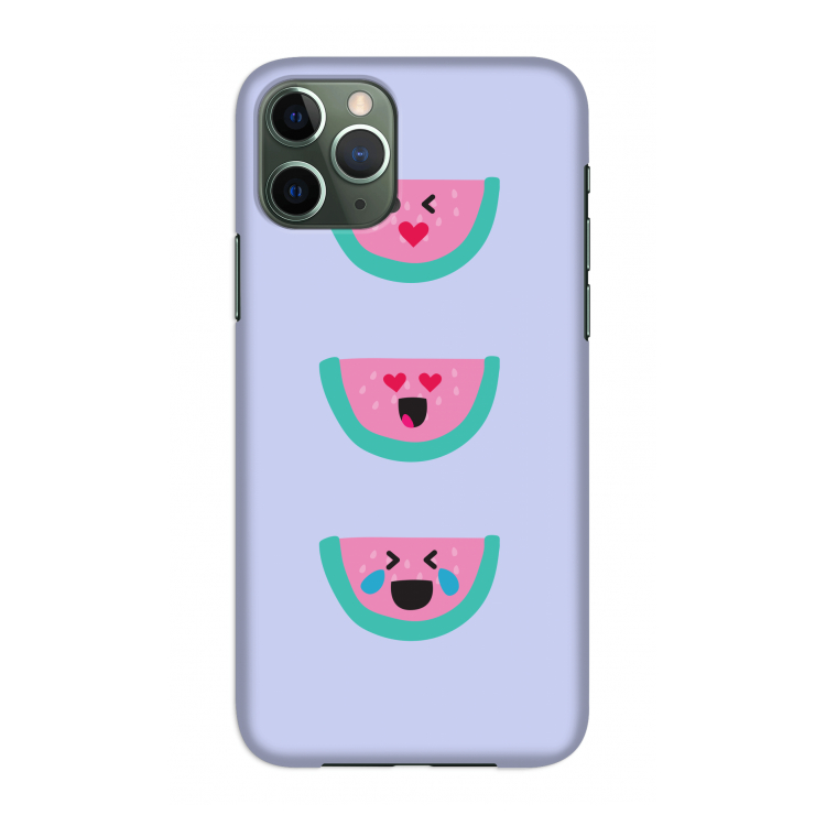Smiley watermeloen: Volledig geprint iPhone 11 Pro Hoesje