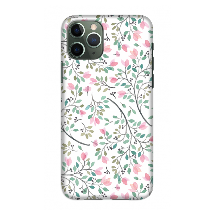 Sierlijke bloemen: Volledig geprint iPhone 11 Pro Hoesje