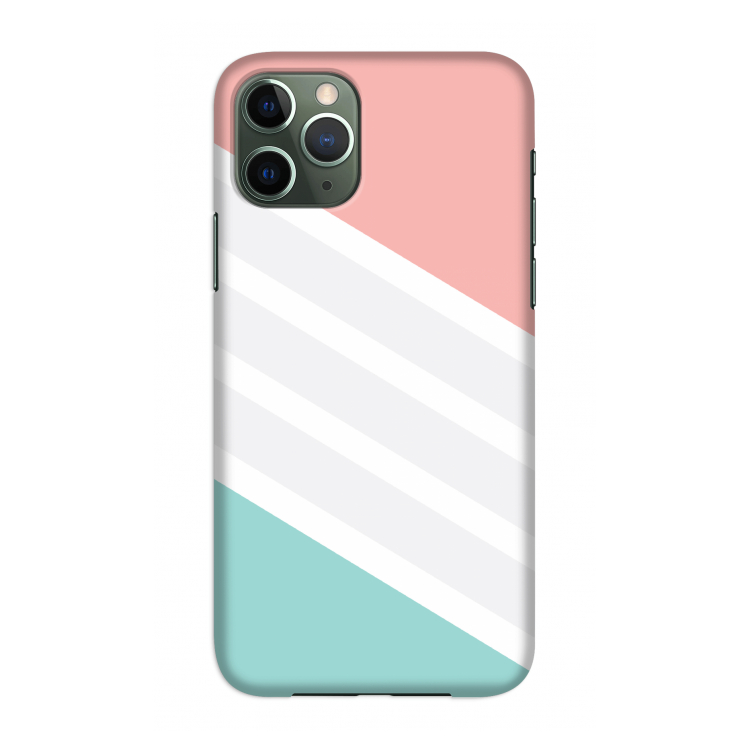 Strepen pastel: Volledig geprint iPhone 11 Pro Hoesje