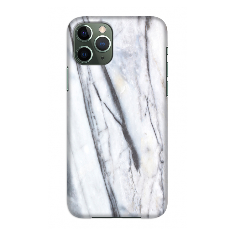 Gestreepte marmer: Volledig geprint iPhone 11 Pro Hoesje