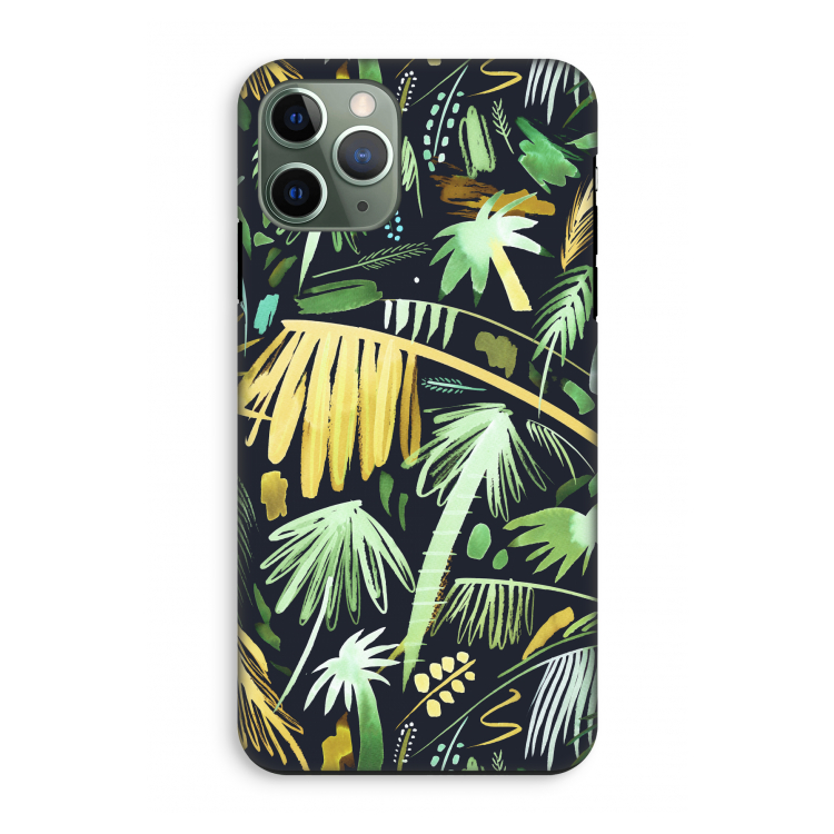 Tropical Palms Dark: iPhone 11 Pro Tough Case