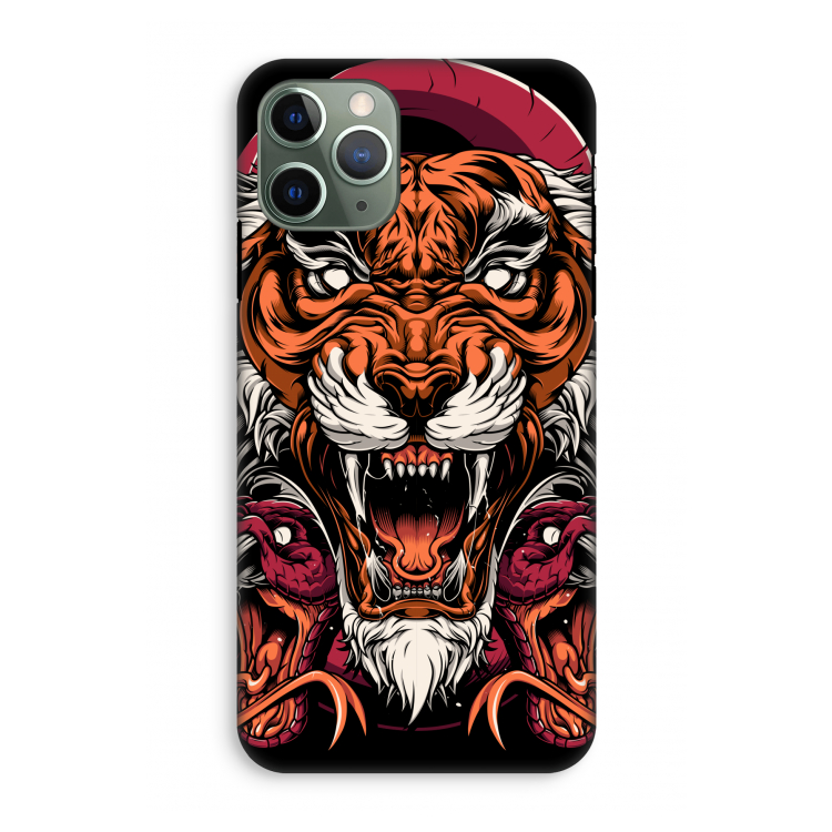 Tiger and Rattlesnakes: iPhone 11 Pro Tough Case
