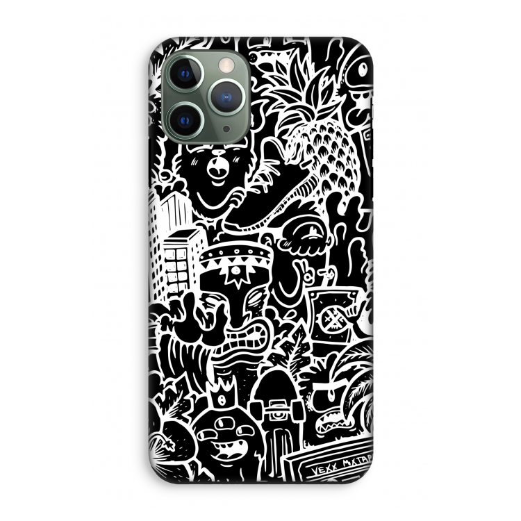 Vexx Black Mixtape: iPhone 11 Pro Tough Case