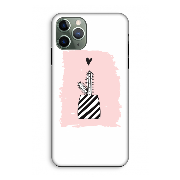 Zwart-wit cactus: iPhone 11 Pro Tough Case