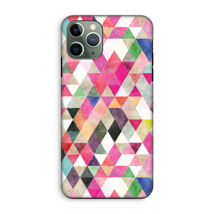 Gekleurde driehoekjes: iPhone 11 Pro Tough Case