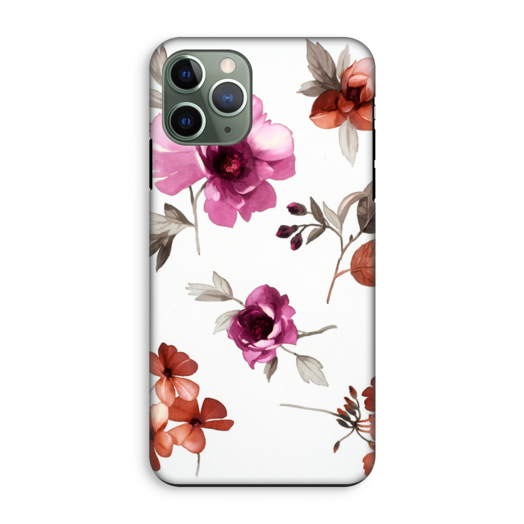 Geschilderde bloemen: iPhone 11 Pro Tough Case