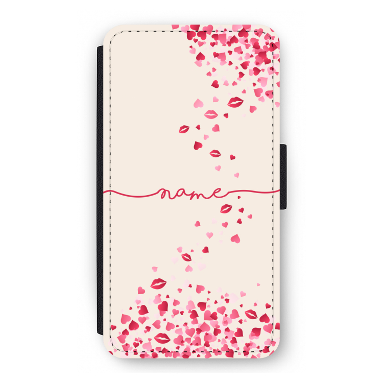 Hartjes en kusjes: iPhone 11 Pro Flip Hoesje
