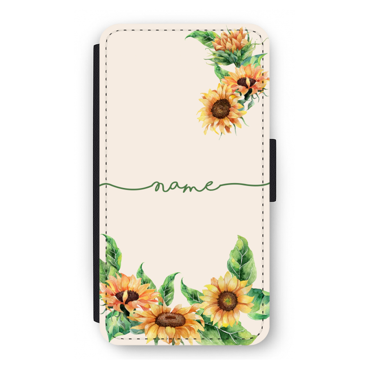 Zonnebloemen: iPhone 11 Pro Flip Hoesje