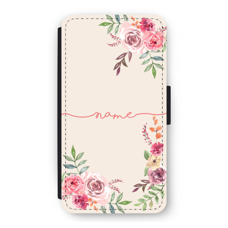 Rozen: iPhone 11 Pro Flip Hoesje