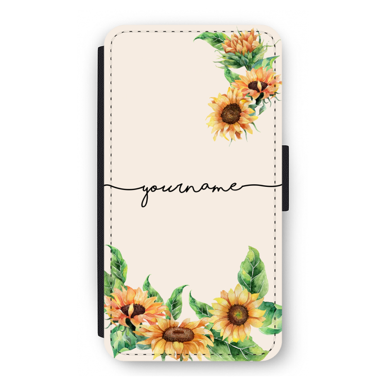 Zonnebloemen: iPhone 11 Pro Flip Hoesje