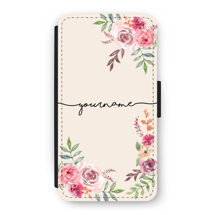 Rozen: iPhone 11 Pro Flip Hoesje