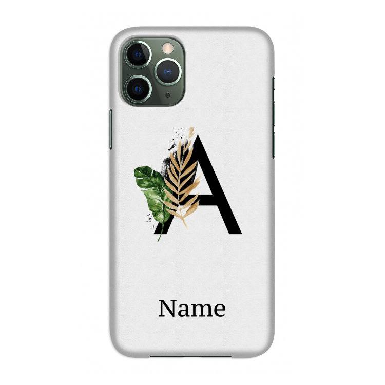 Charcoal Flora: Volledig geprint iPhone 11 Pro Hoesje