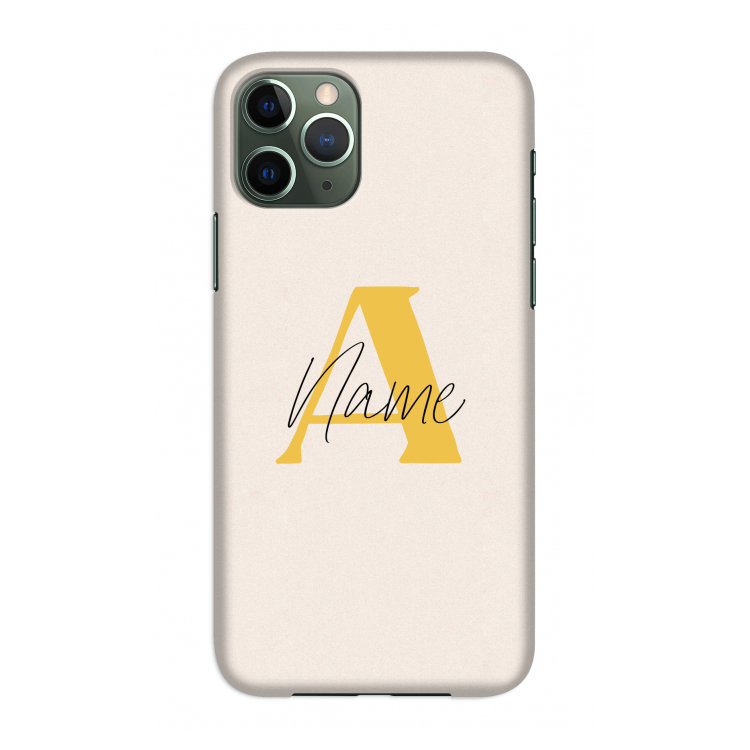 Amber Script: Volledig geprint iPhone 11 Pro Hoesje