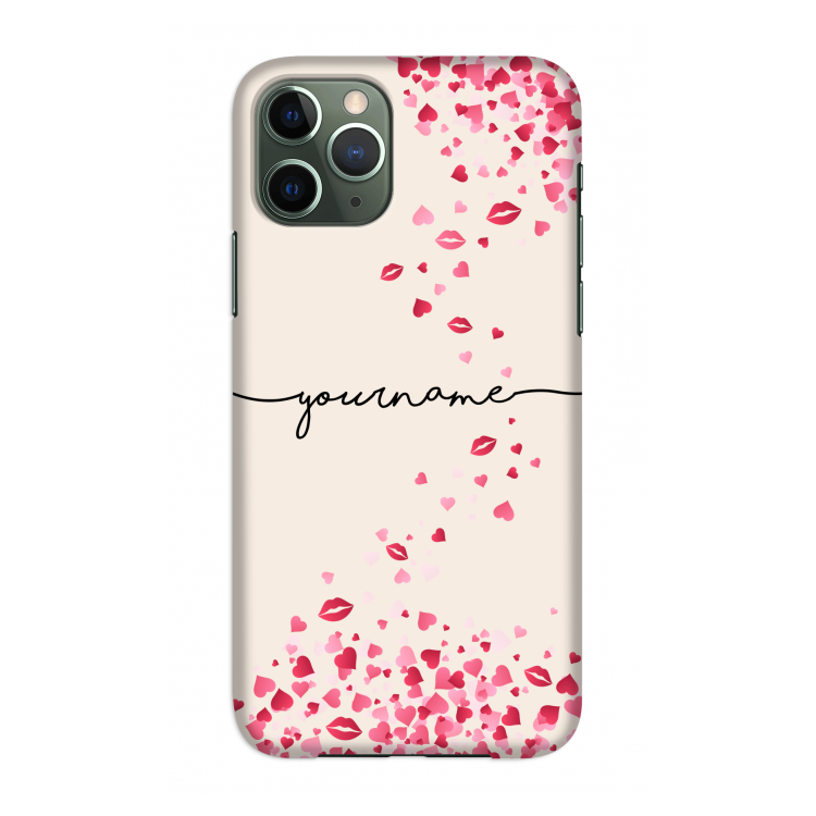 Hartjes en kusjes: Volledig geprint iPhone 11 Pro Hoesje