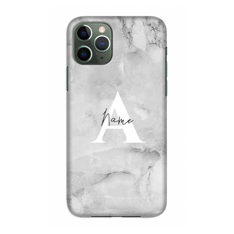 Ivory Marble: Volledig geprint iPhone 11 Pro Hoesje
