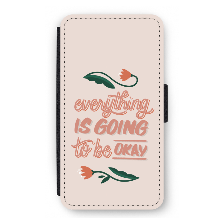 Optimistic flower girl: iPhone 11 Pro Flip Hoesje