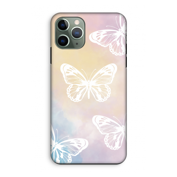 White butterfly: iPhone 11 Pro Tough Case