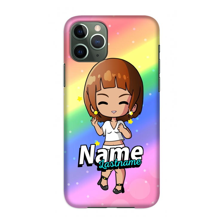 Chibi Maker vrouw: Volledig geprint iPhone 11 Pro Hoesje