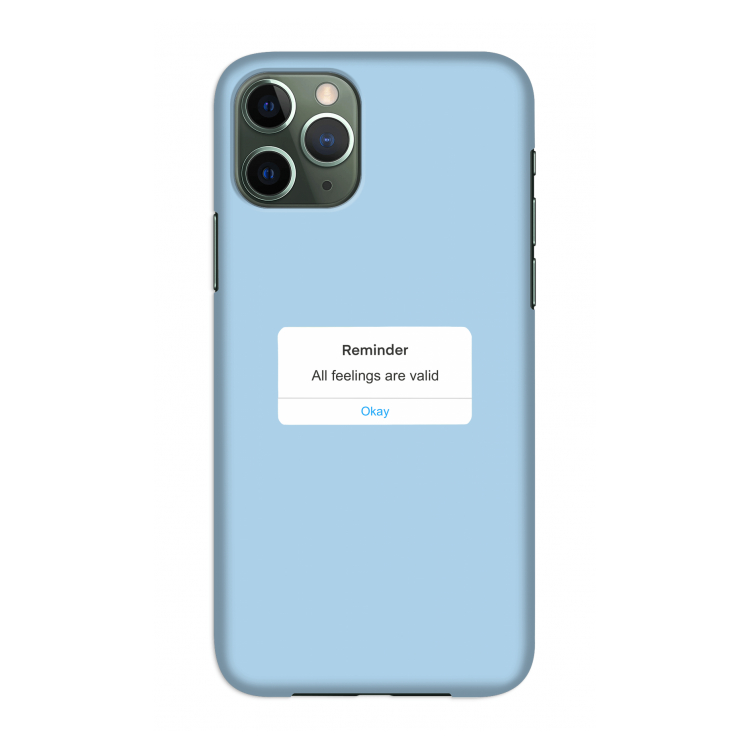 Reminder: Volledig geprint iPhone 11 Pro Hoesje