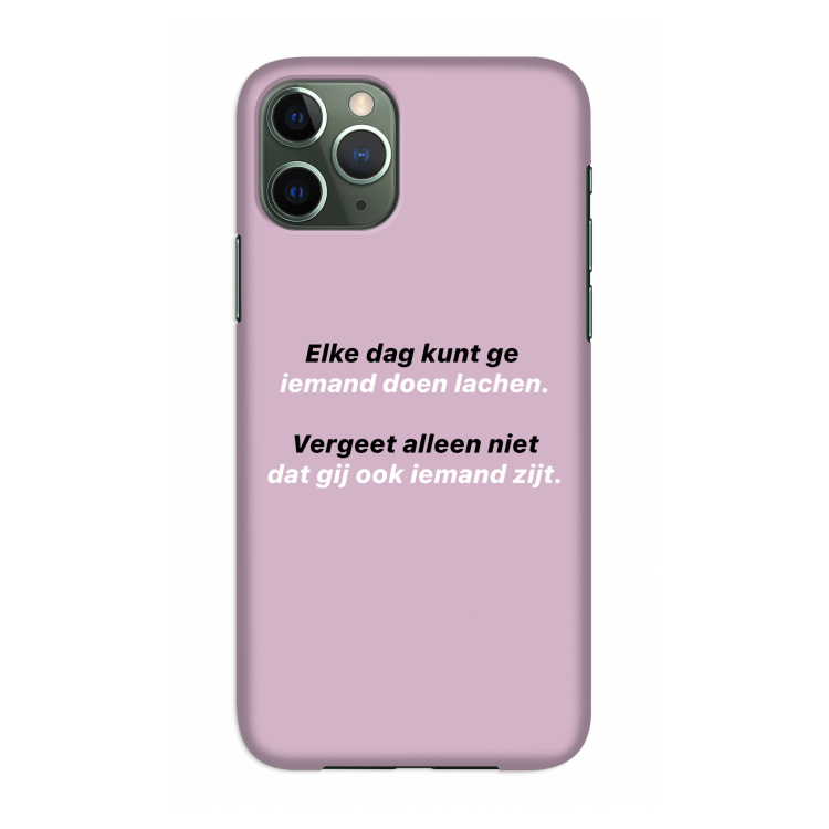 gij zijt ook iemand: Volledig geprint iPhone 11 Pro Hoesje