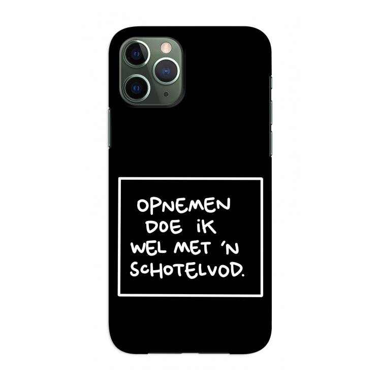 Schotelvod: Volledig geprint iPhone 11 Pro Hoesje